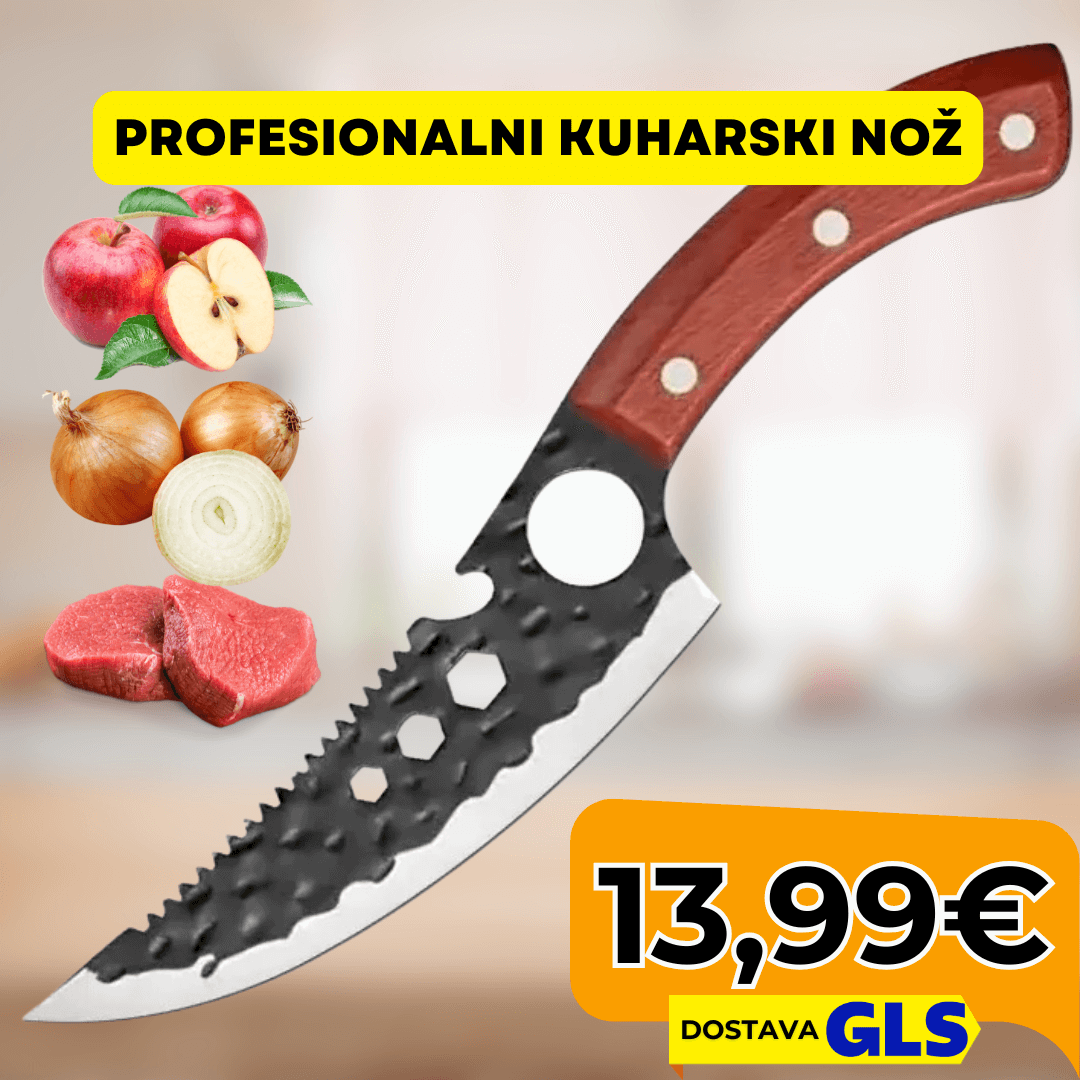 Profesionalni Kuharski Nož – 25 cm - Predobro.hr
