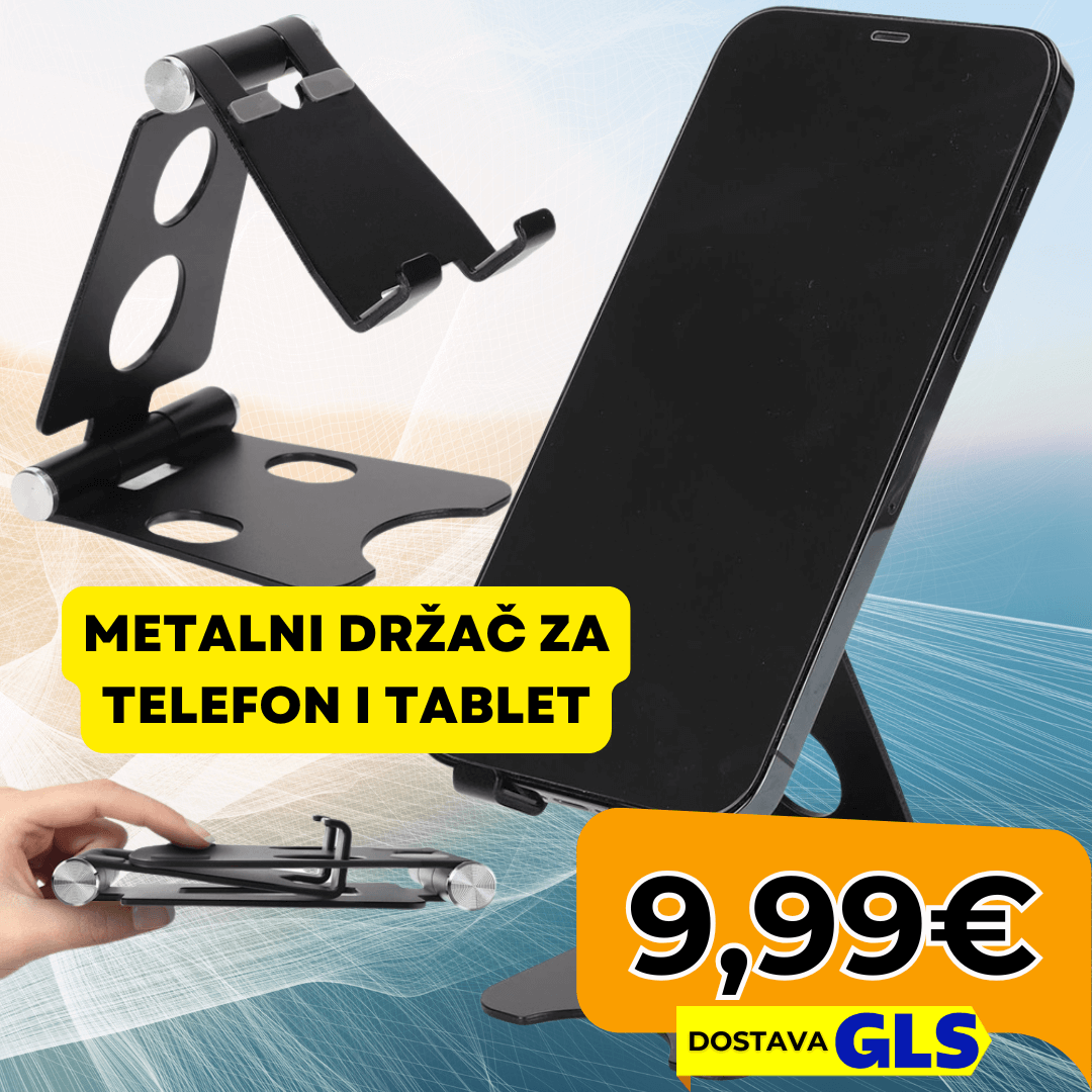 Metalni držač za telefon i tablet - Predobro.hr
