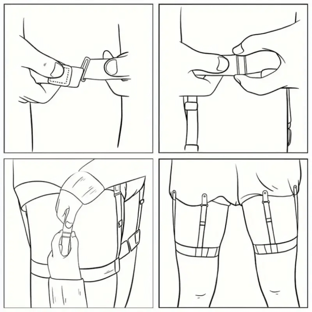 Muške elastične tregere za uredan izgled