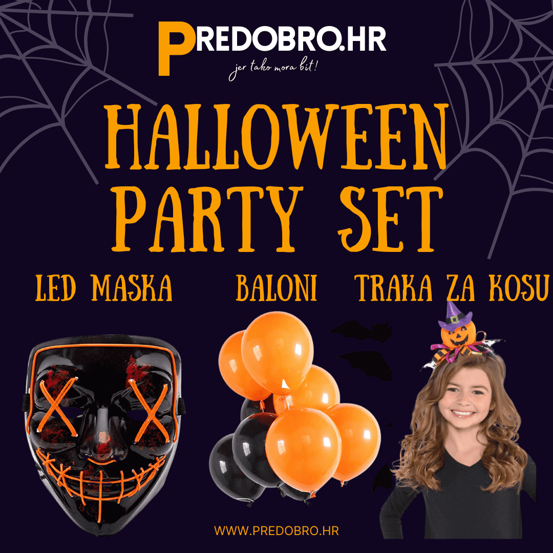Halloween Party Set – savršeno za strašnu zabavu! 🎃👻 - Predobro.hr