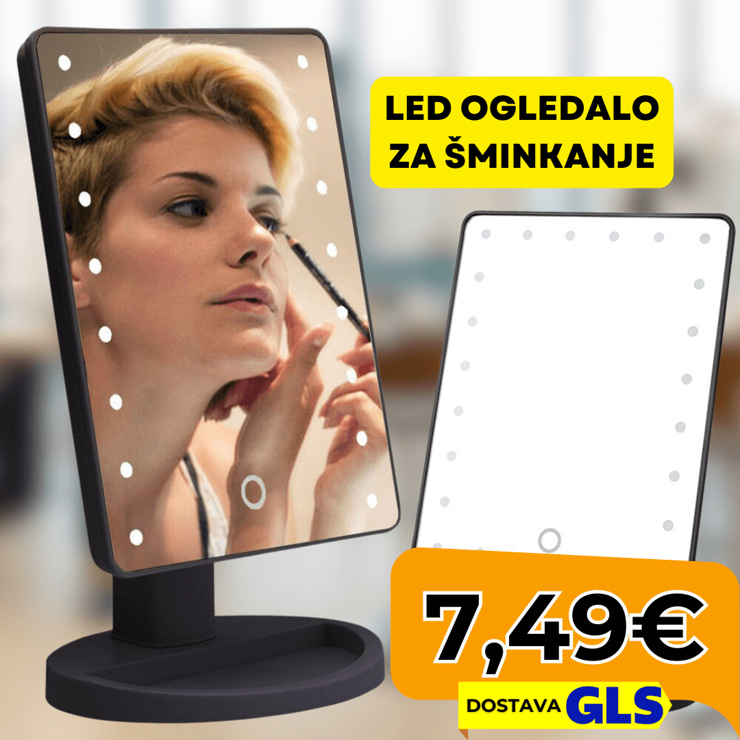 LED Ogledalo za Šminkanje - Predobro.hr