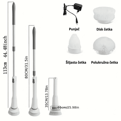 Električna produljiva četka SPIN 44" - Predobro.hr