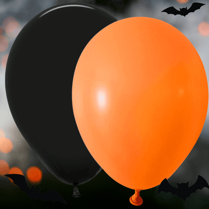 Set Halloween balona – crno-narančasti (20 komada) - Predobro.hr