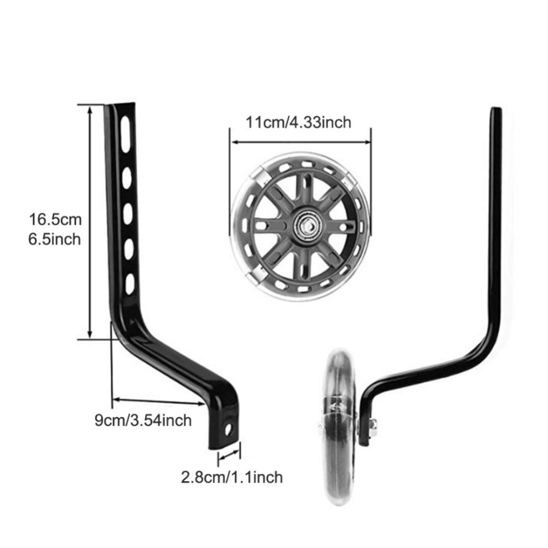 Bočni Kotači za Bicikl s LED Svjetlima (12"-20") - Predobro.hr