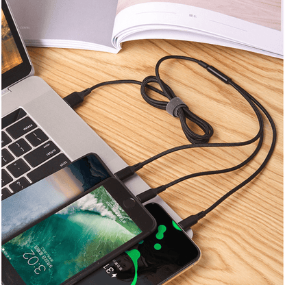 3-u-1 USB Kabel za Mobitel - iPhone, Micro USB i USB C - Predobro.hr