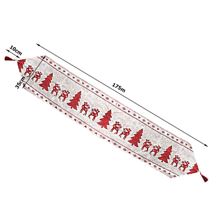 Božićni stolnjak – božićna dekoracija stola